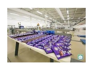 Фасовщики- упаковщики на шоколадную фабрику Milka в Манчестере